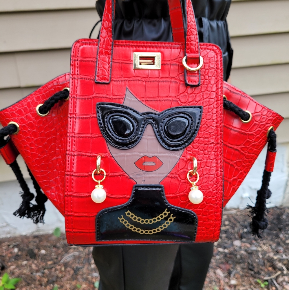 Brand new! Glamour girl purse! Red